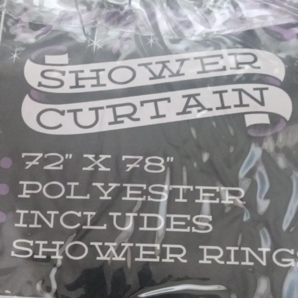 Kewpie Monsters Frankenstein Dracula Shower Curtain & Hooks New